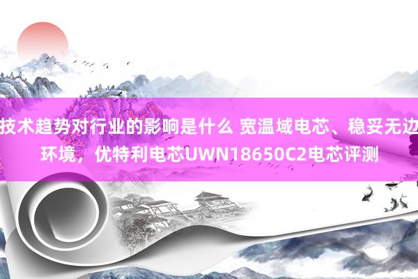 技术趋势对行业的影响是什么 宽温域电芯、稳妥无边环境，优特利电芯UWN18650C2电芯评测