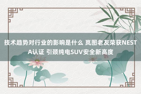 技术趋势对行业的影响是什么 岚图老友荣获NESTA认证 引颈纯电SUV安全新高度